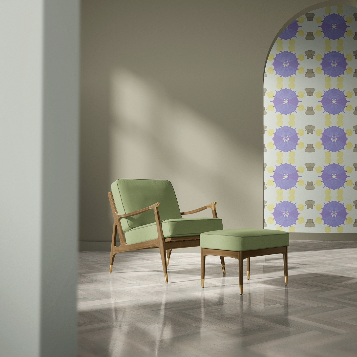 SAND DOLLAR: Citron - wallpaper