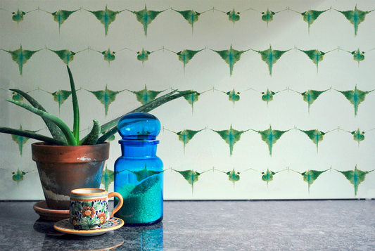 chez shea wallcovering ria verdigris